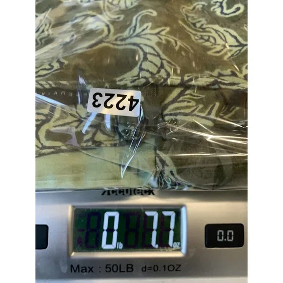 Peruvian Connection Floral Sheath Midi Dress Size 12 Womens Green Pima Cotton - Picture 12 of 12